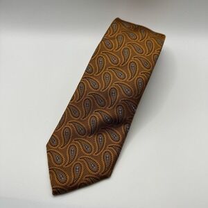Canali Men's Paisley Print Neck Tie‎ Classic Formal Luxury Italy Boujee